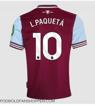 West Ham United Lucas Paqueta #10 Hjemmebanetrøje 2024-25 Kortærmet